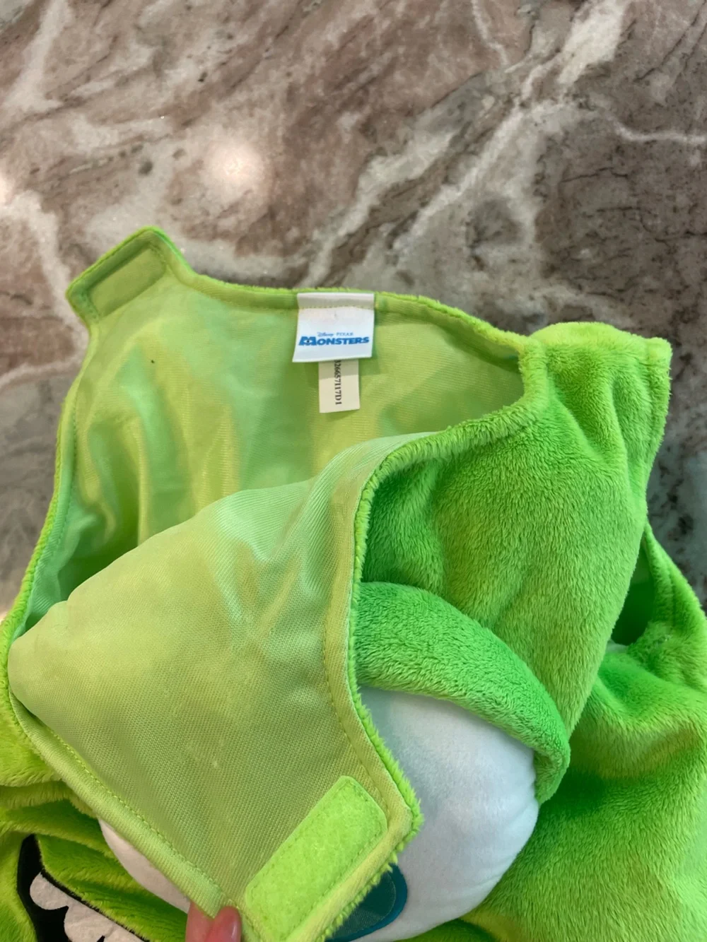 Mike Wazowski Costume Disney Pixar Baby Bubble Suit Size 3-6 Months Monsters INC